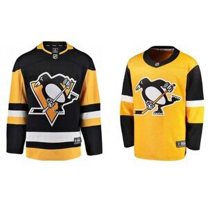 Pittsburgh Penguins Youth L/XL Fanatics Jersey Bundle 2 NWT Home & Away